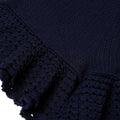Navy Knit Shorts