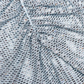 Blue Rhinestone Mesh Maxi Dress