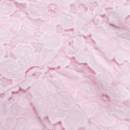 Pink Lace Collared Mini Dress