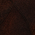 Brown Metallic Knit Wrap Top
