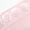 Pink Crepe 3D Sequin Flower Mini Dress