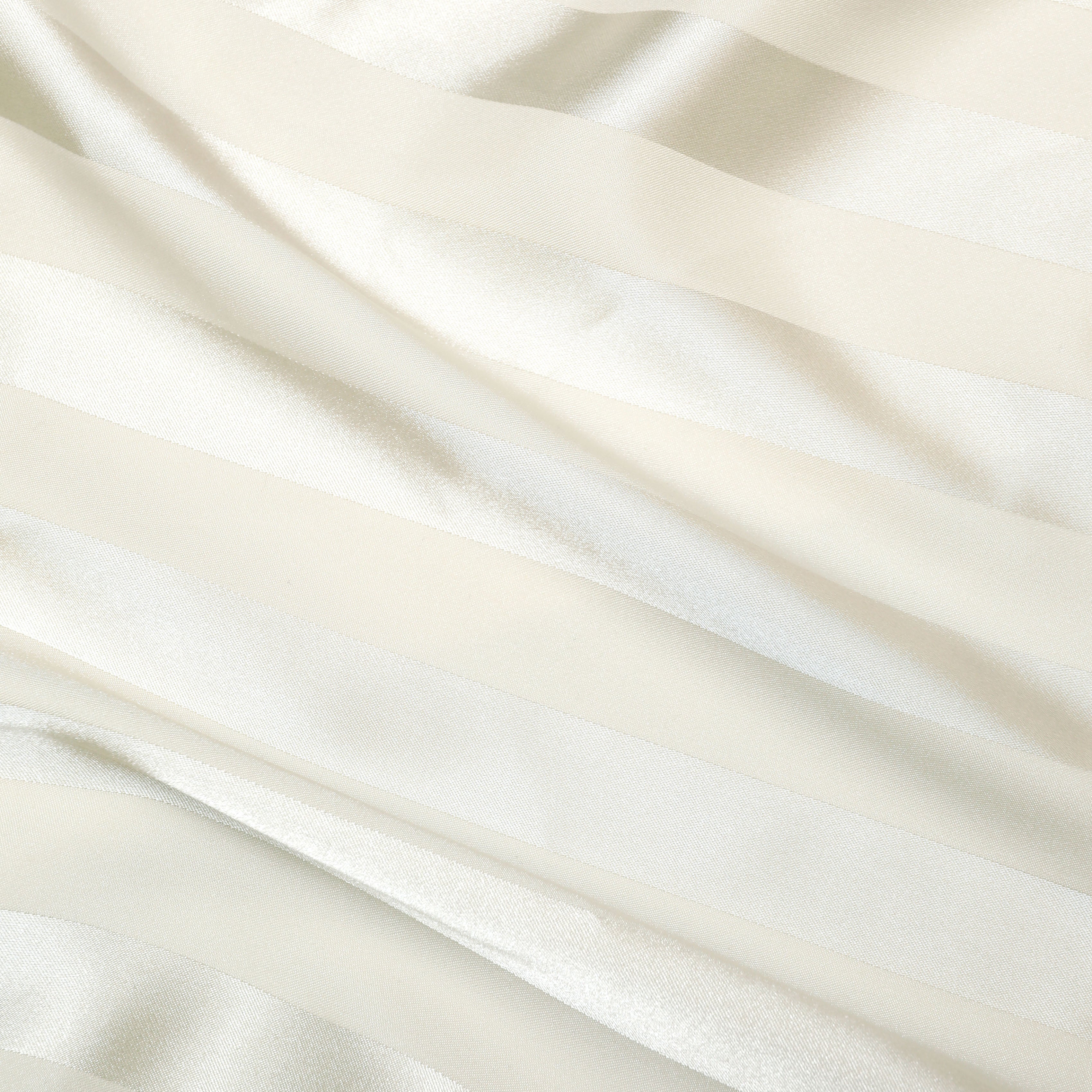 Yellow Satin Striped Maxi Dress