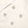 Cream Boucle Maxi Dress