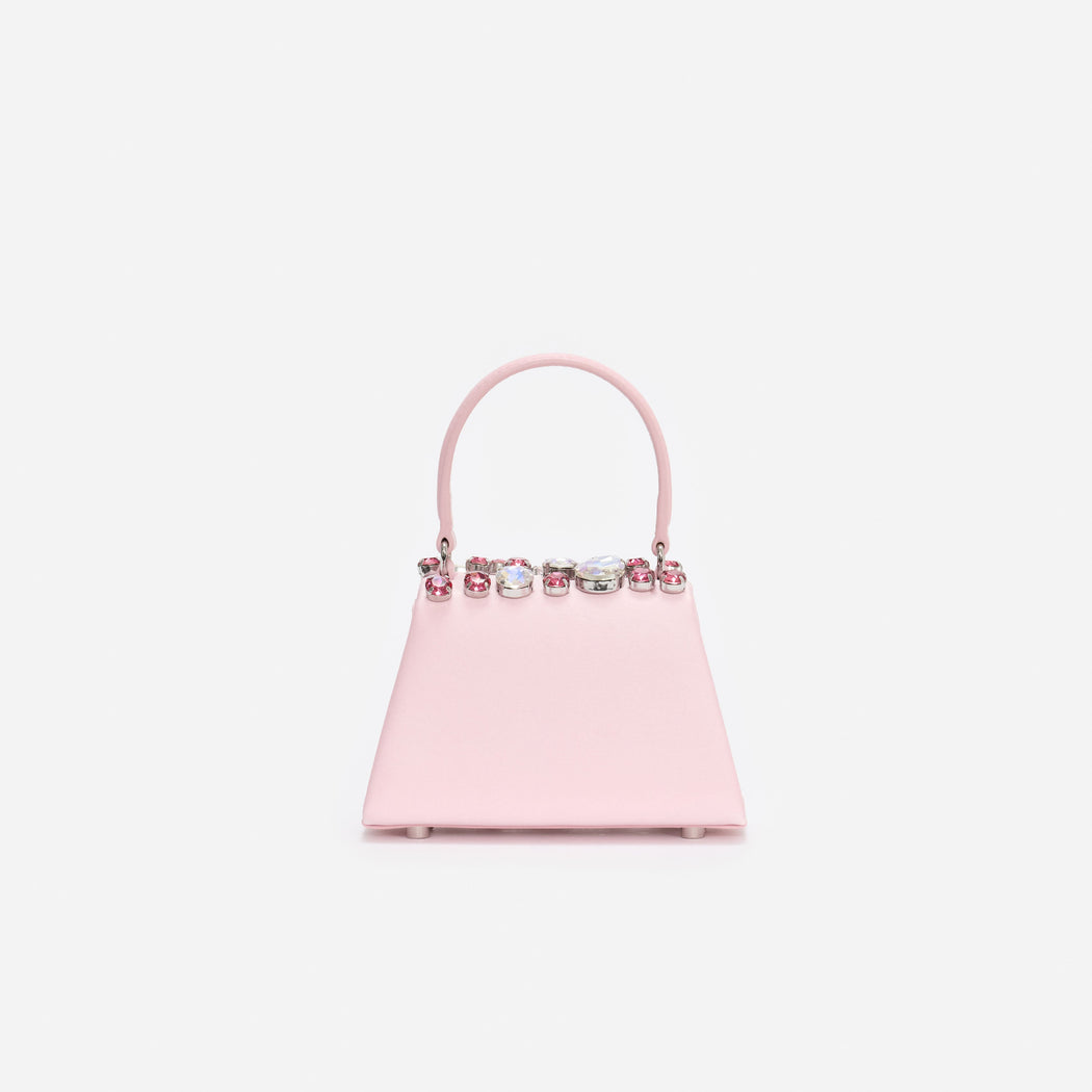 Pink Multi Crystal Mini Bag