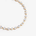 Gold Heart Crystal Necklace