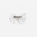 Cream Large Lace Bow Hair Clip
