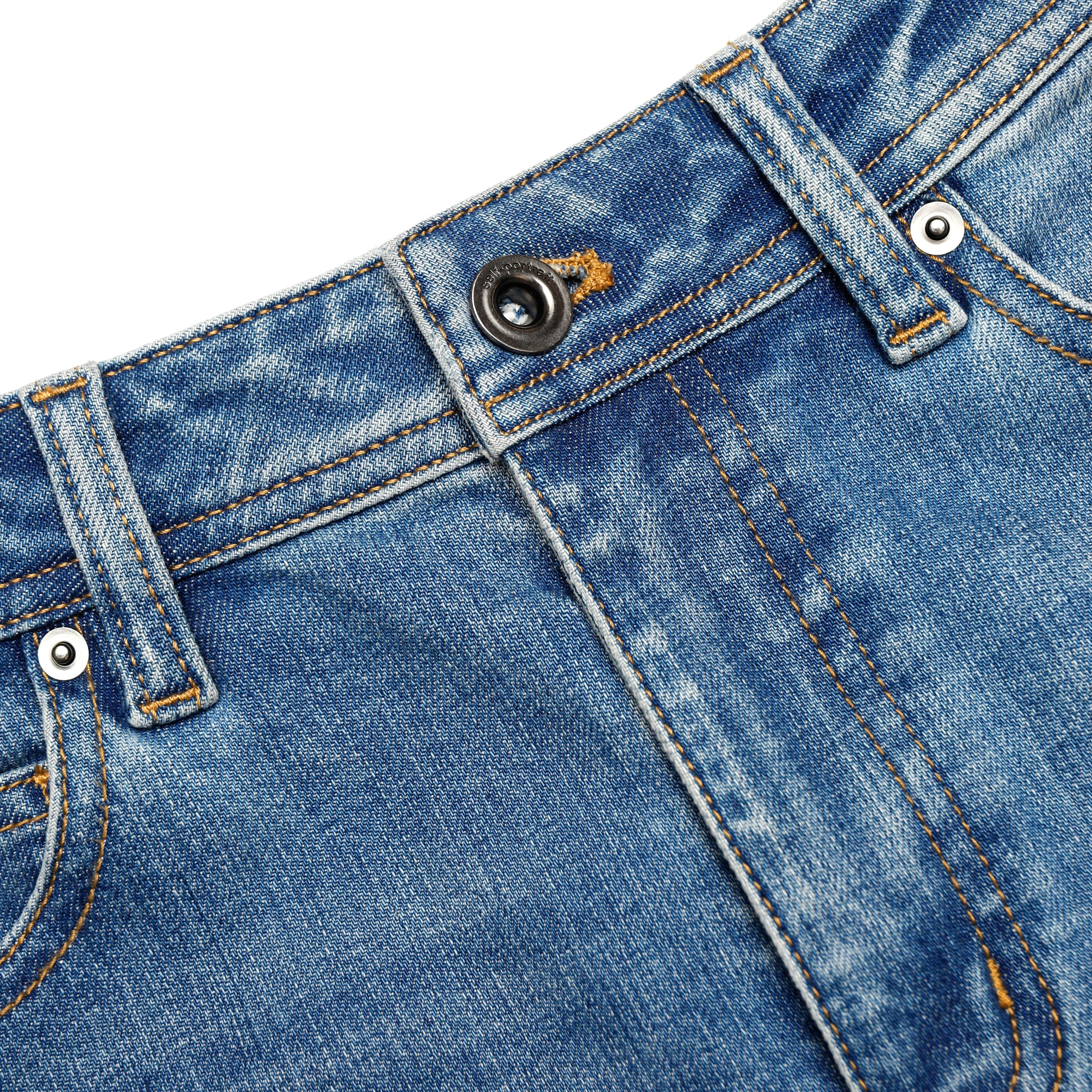 Mid Blue Flared Jeans