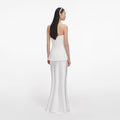 White Bandeau Maxi Dress