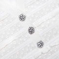 White Pointelle Diamante Knit Mini Dress