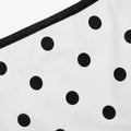 White Polka Dot Bikini Bottoms