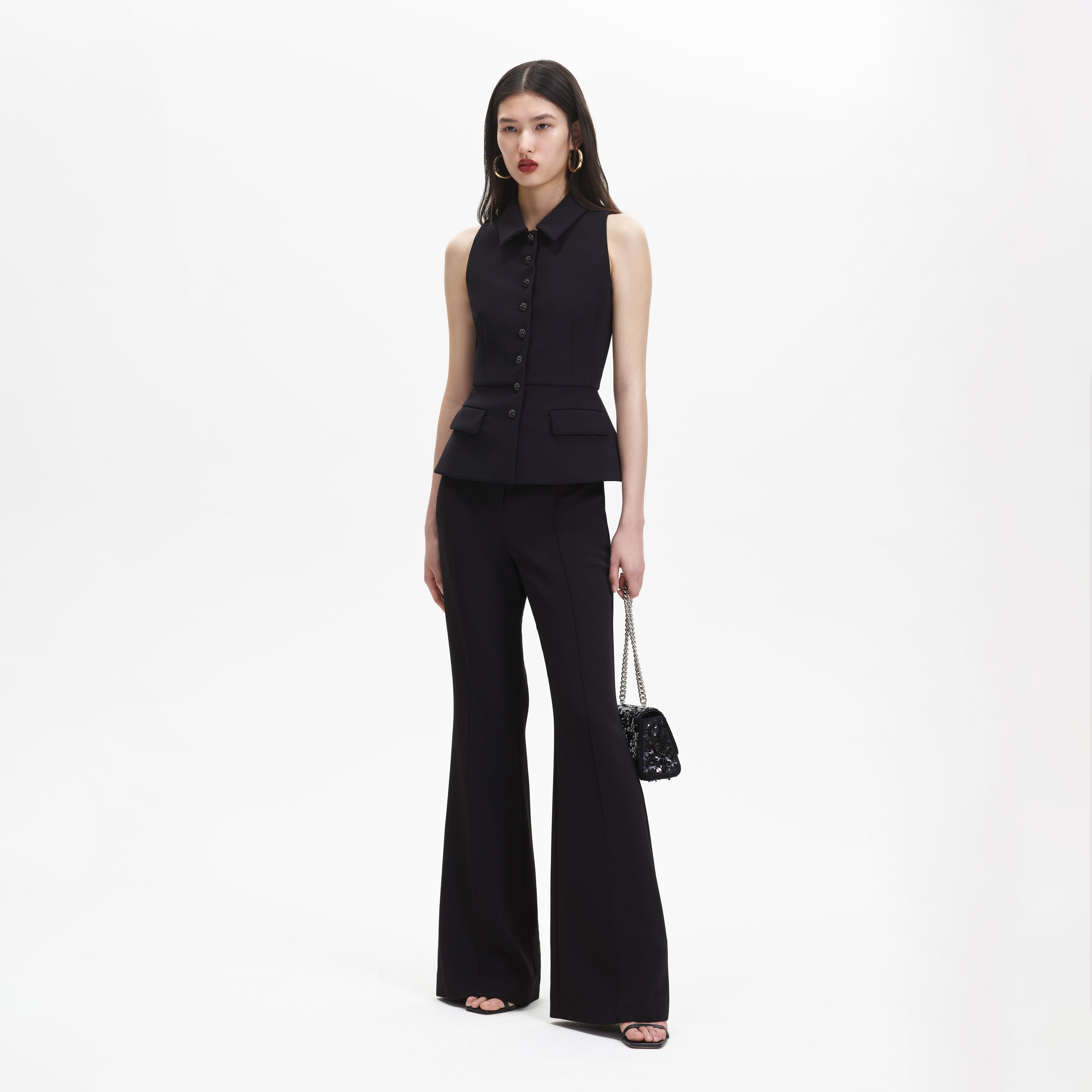 Black Tailored Jumpsuit