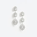 Crystal Tiered Earrings