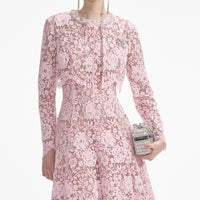 Pink Flower Lace Jacket