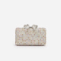 Multi Crystal Clutch Bag