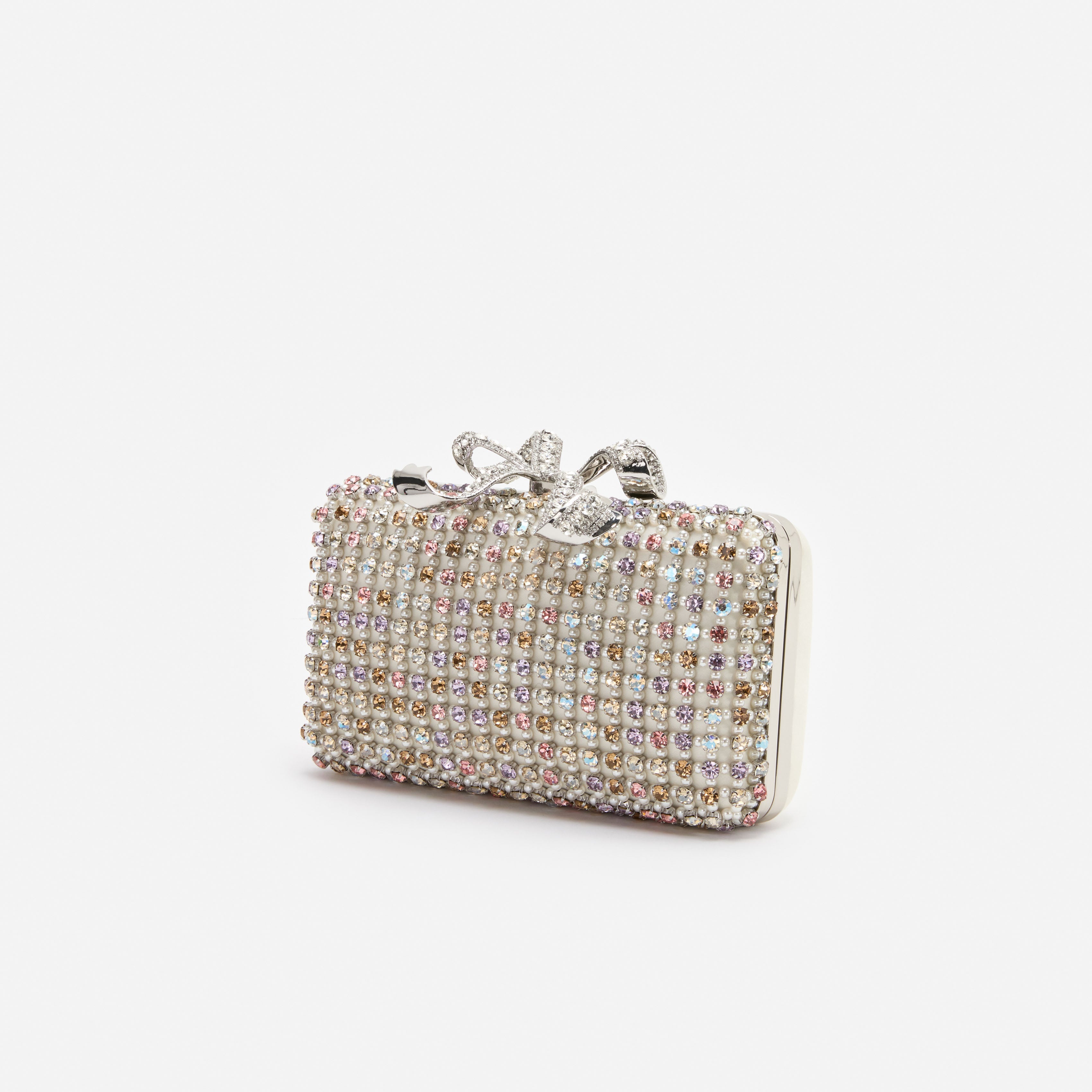 Multi Crystal Clutch Bag