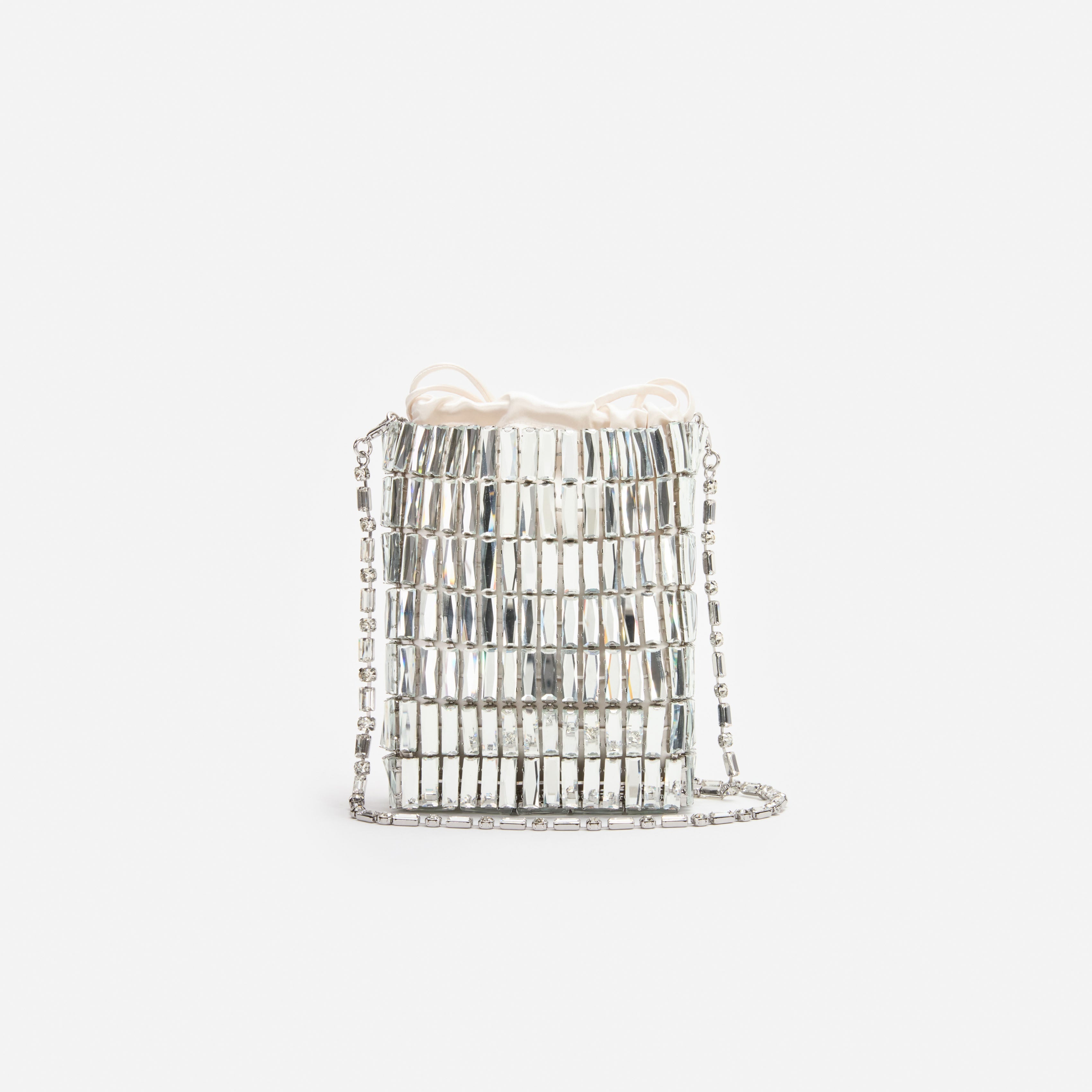 Silver Crystal Mini Bag