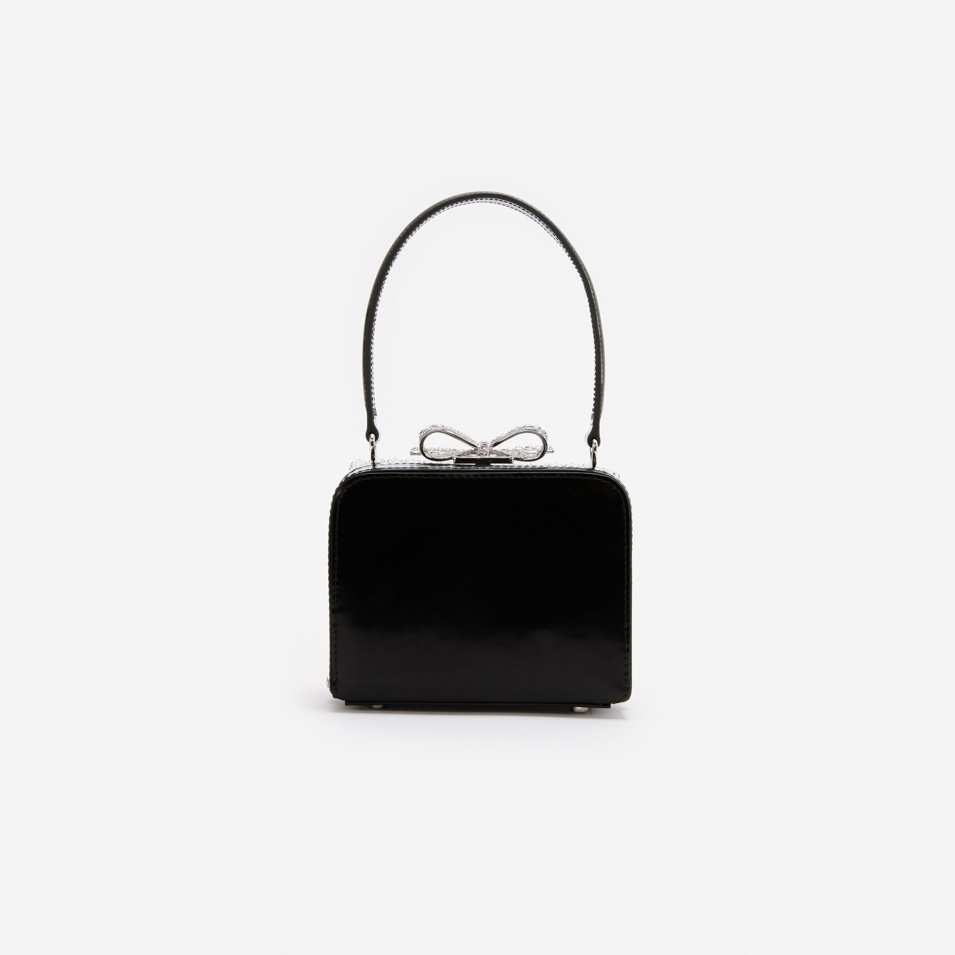 Silver Crystal Micro Bag