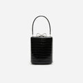 Black Croc Mini Bag
