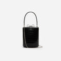 Black Croc Mini Bag