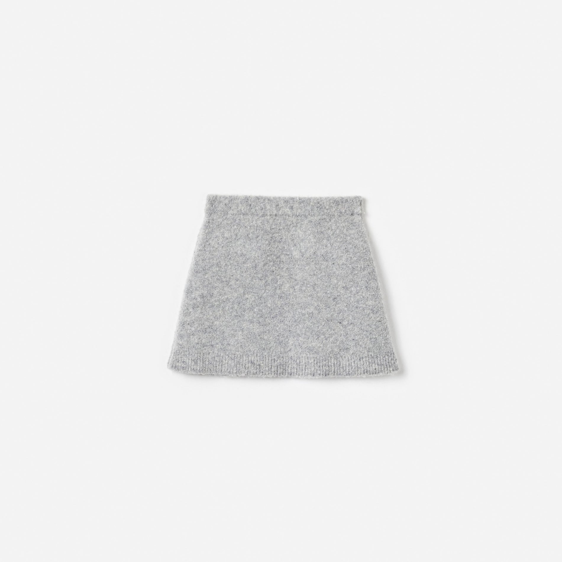 Grey Knit Skirt