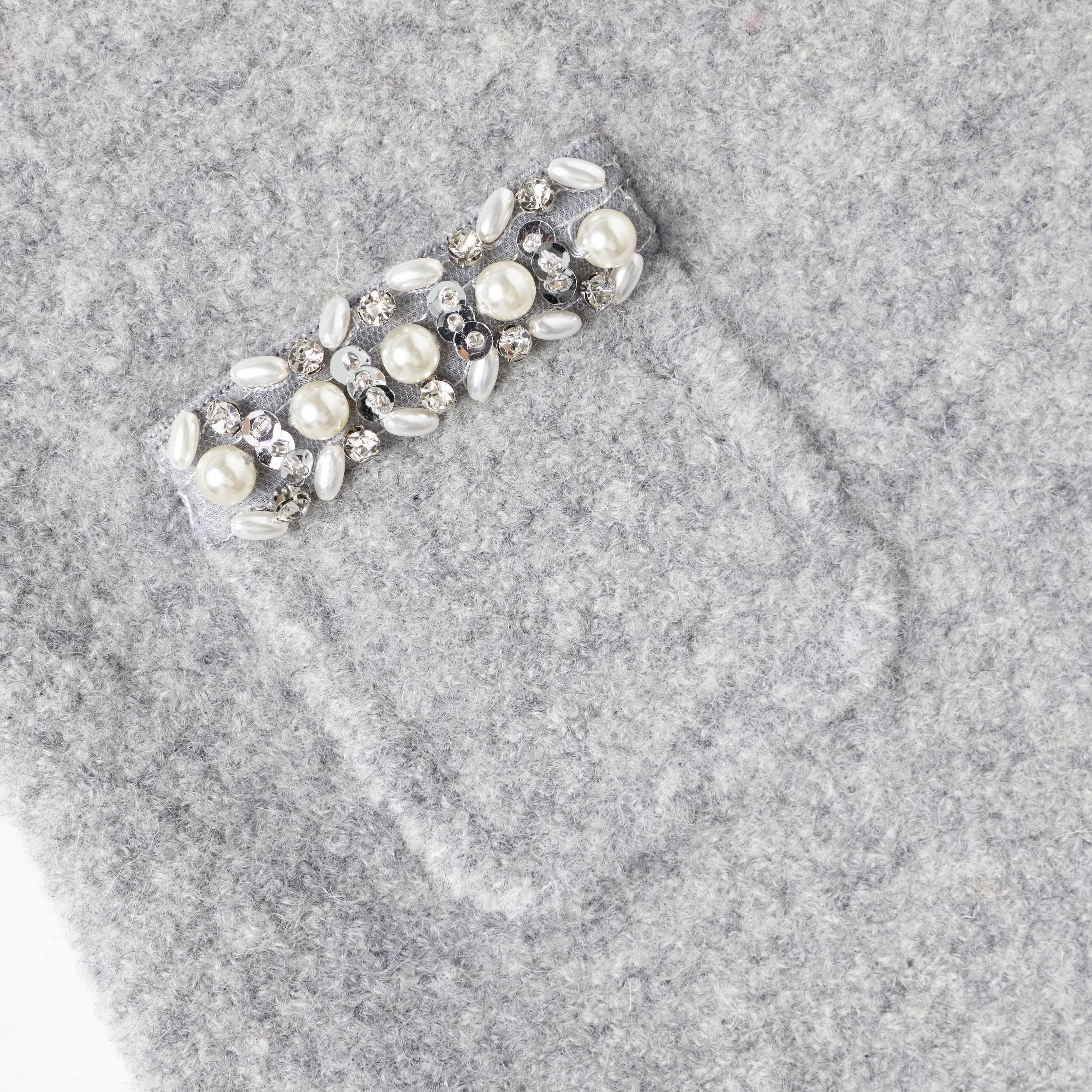Grey Knit Skirt