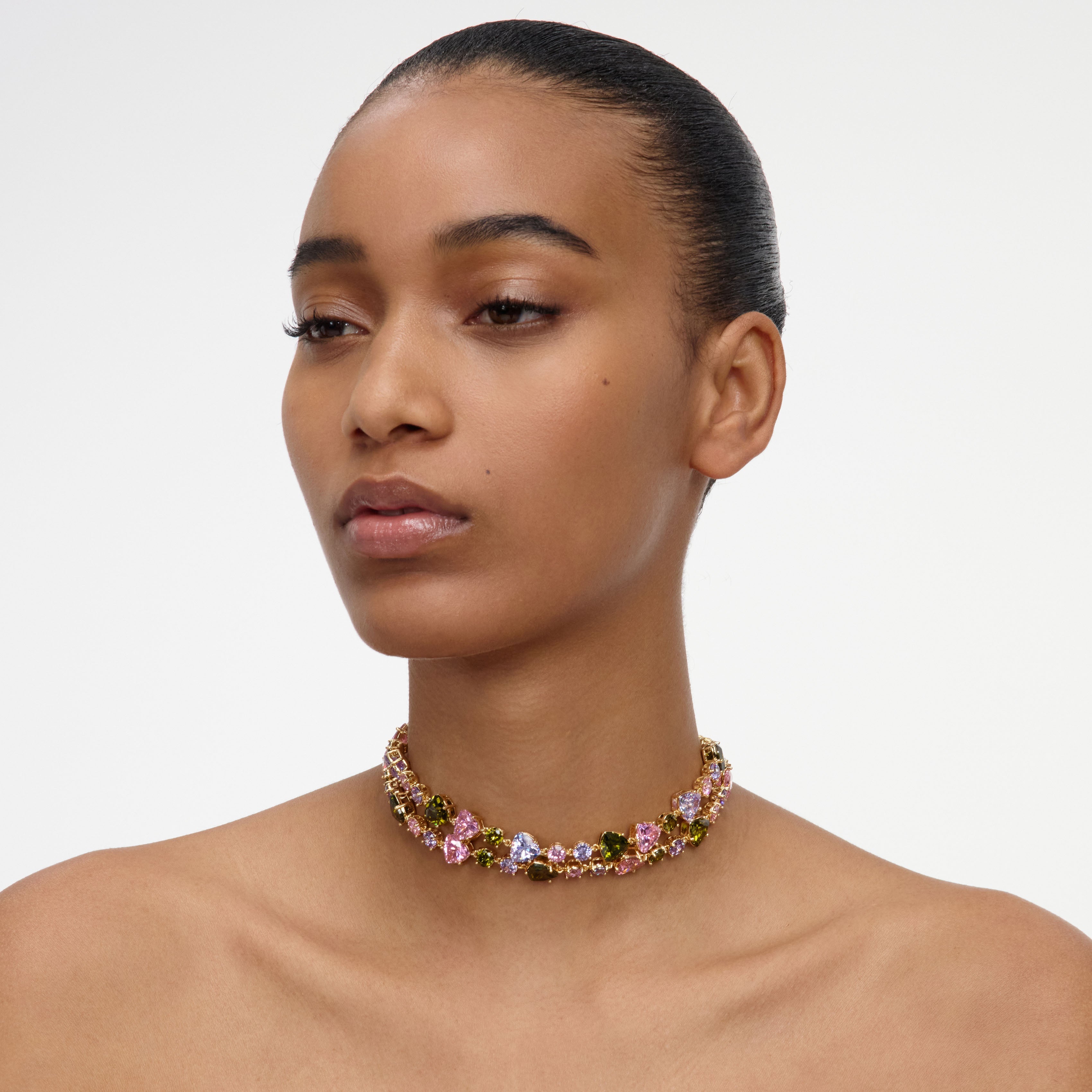 Multi Crystal Necklace