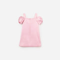 Pink Satin Bow Dress