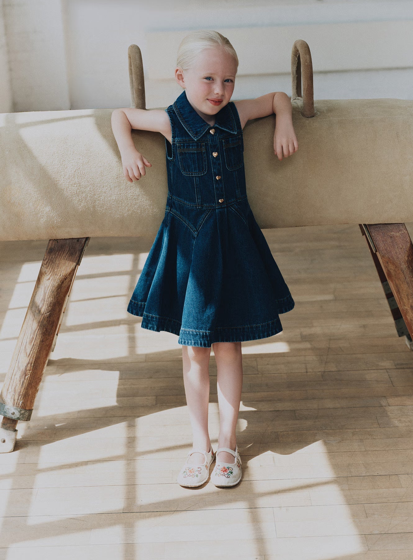 Denim Collared Dress
