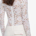 White Floral Lace Bodysuit