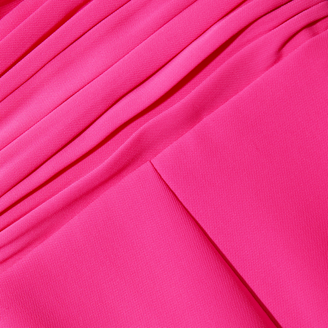 Bright Pink Iris Midi Dress