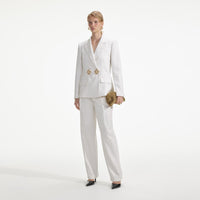 White Linen Trousers