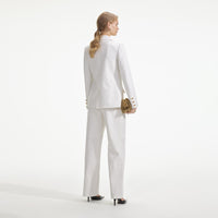 White Linen Trousers