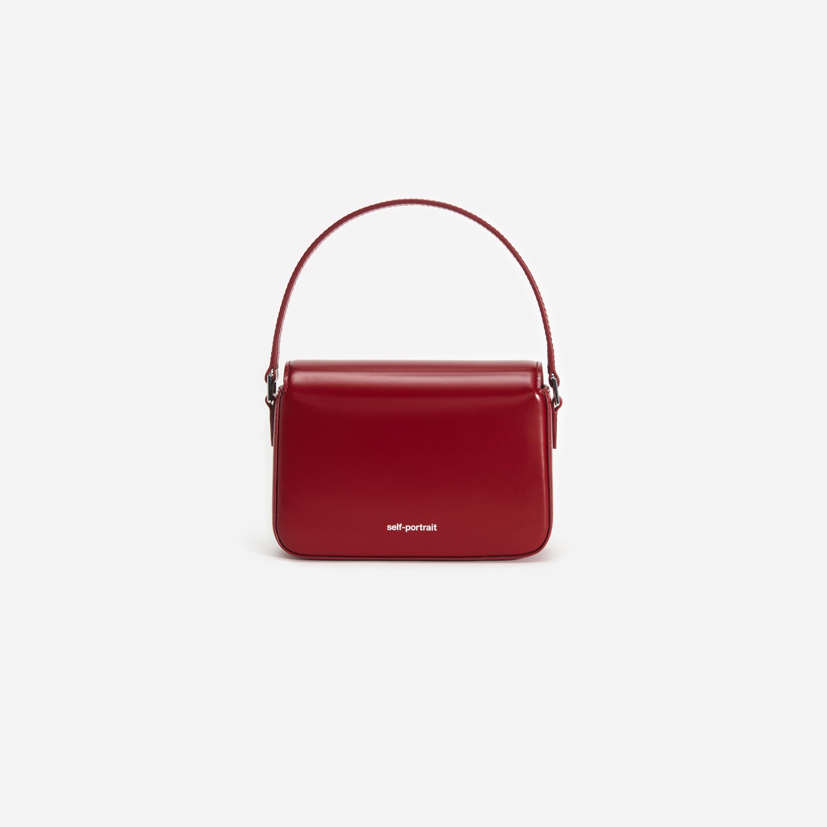 Burgundy Leather Micro Bag