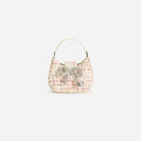 Cream Boucle Micro Bag