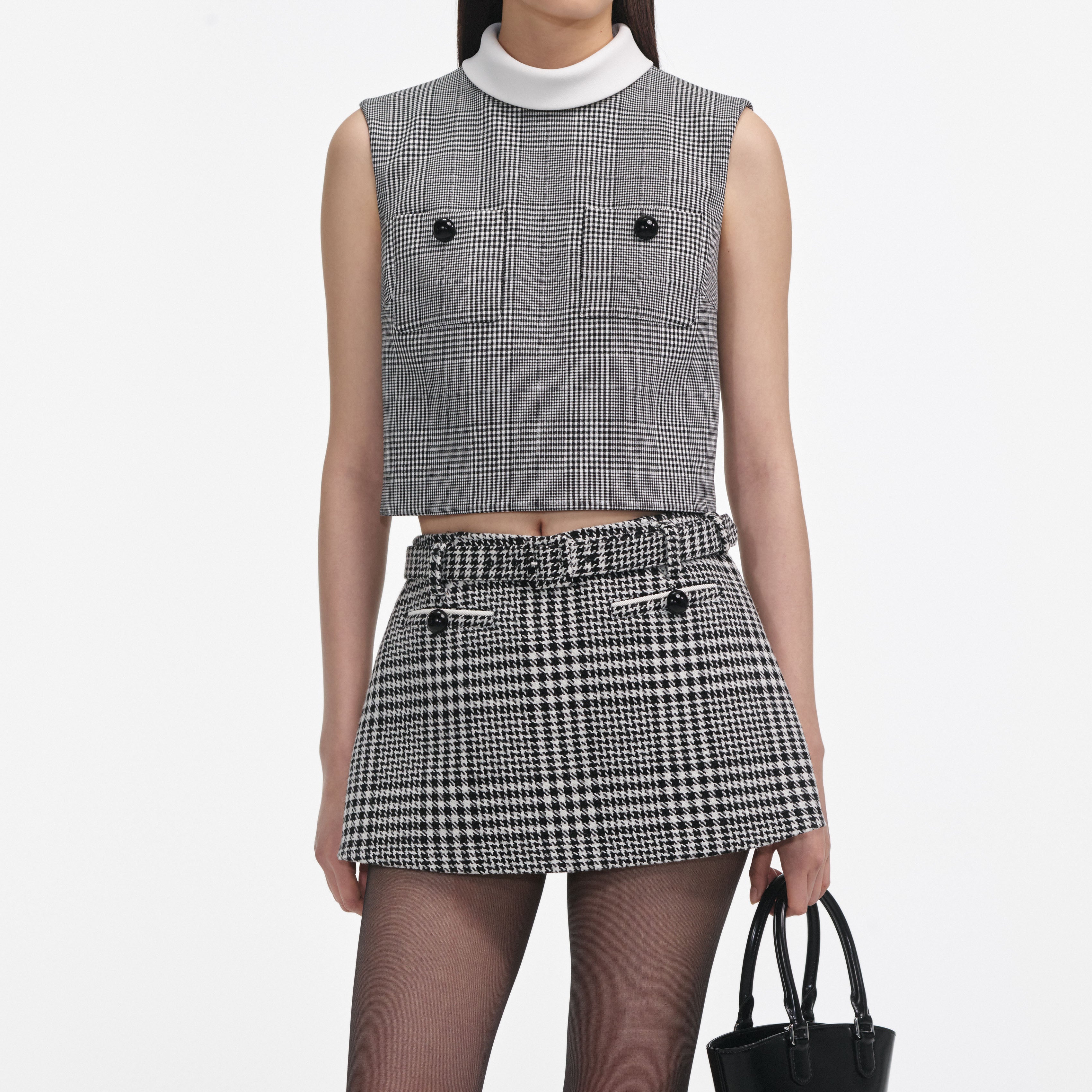 Houndstooth Skort