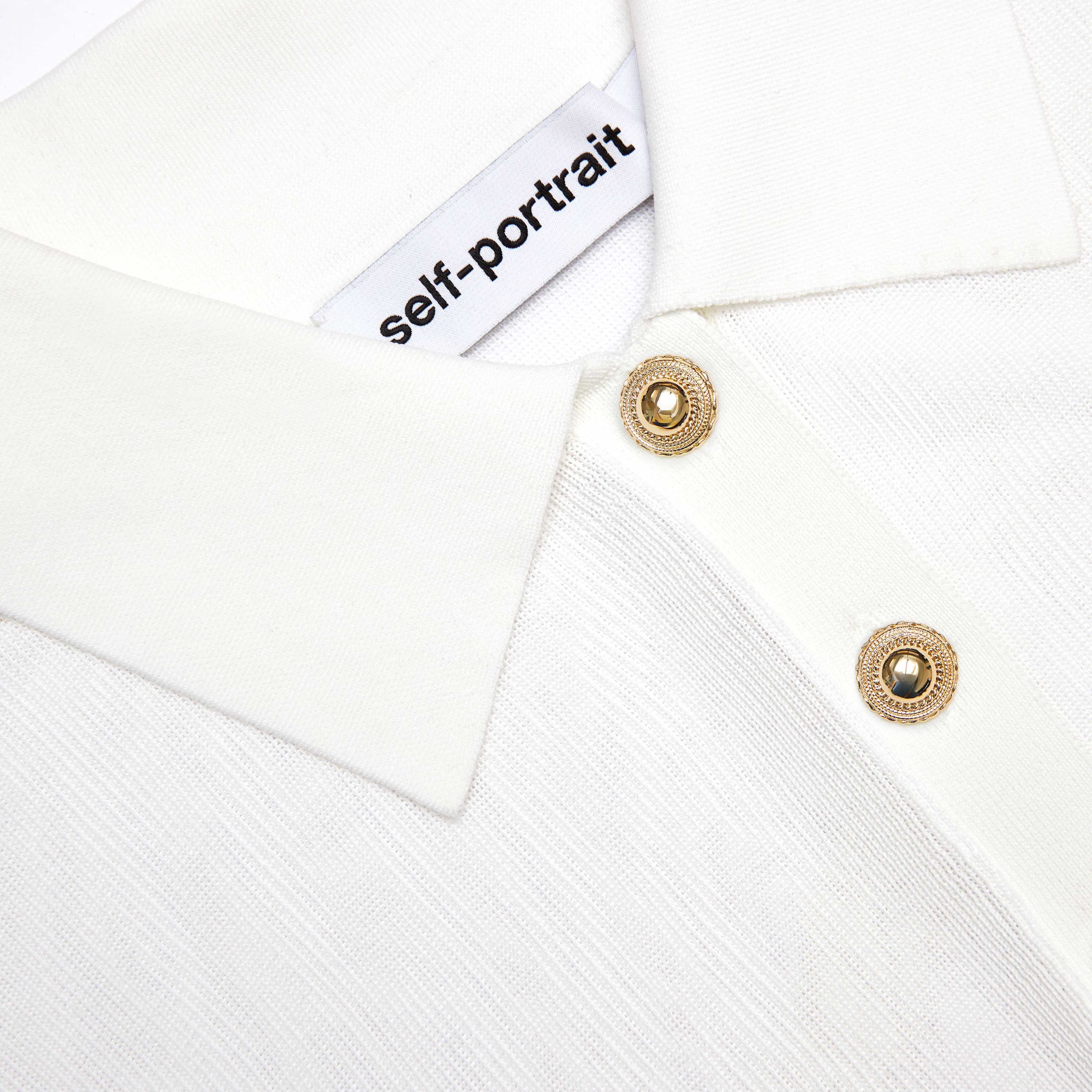 White Viscose Knit Bodysuit