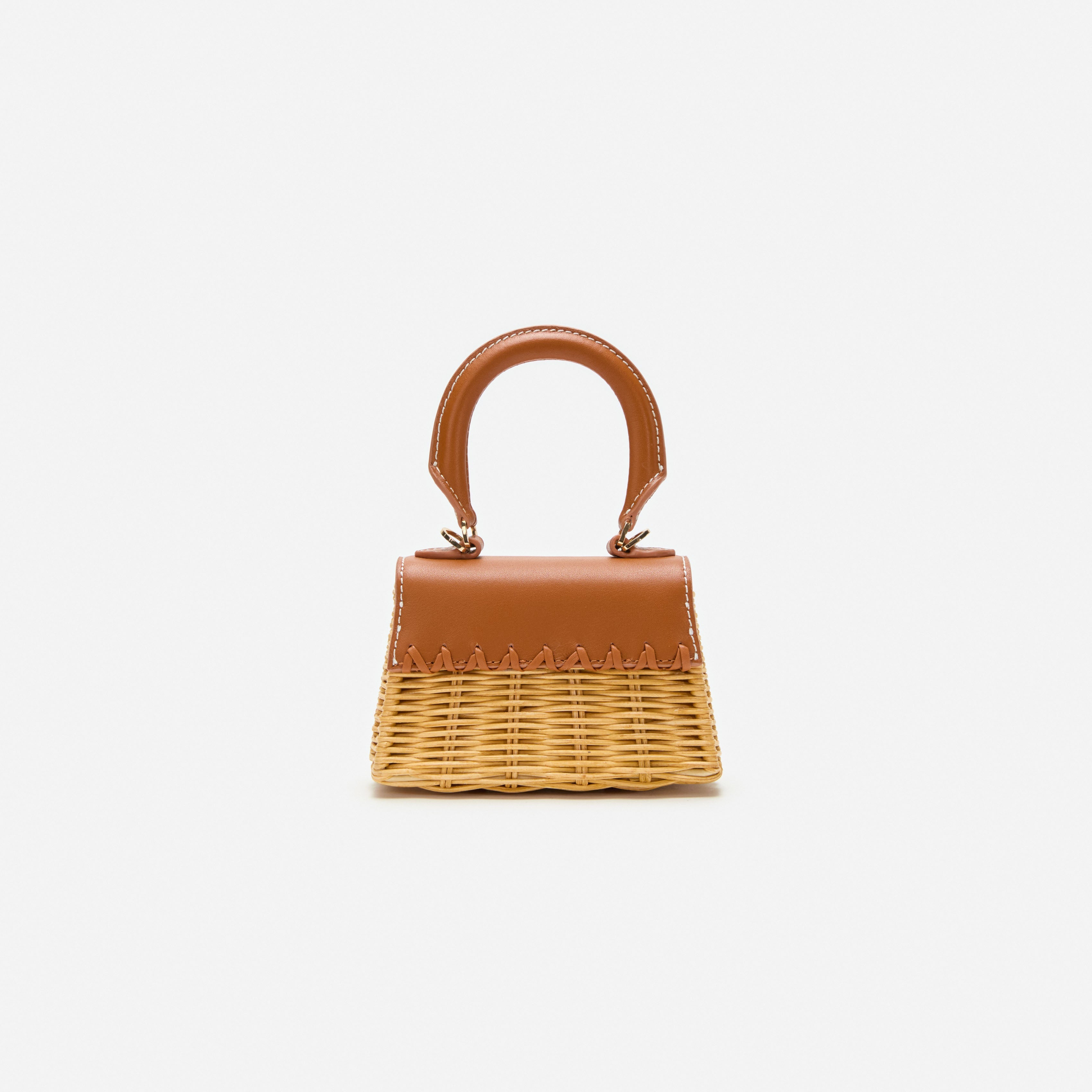 Rattan Micro Bow Bag