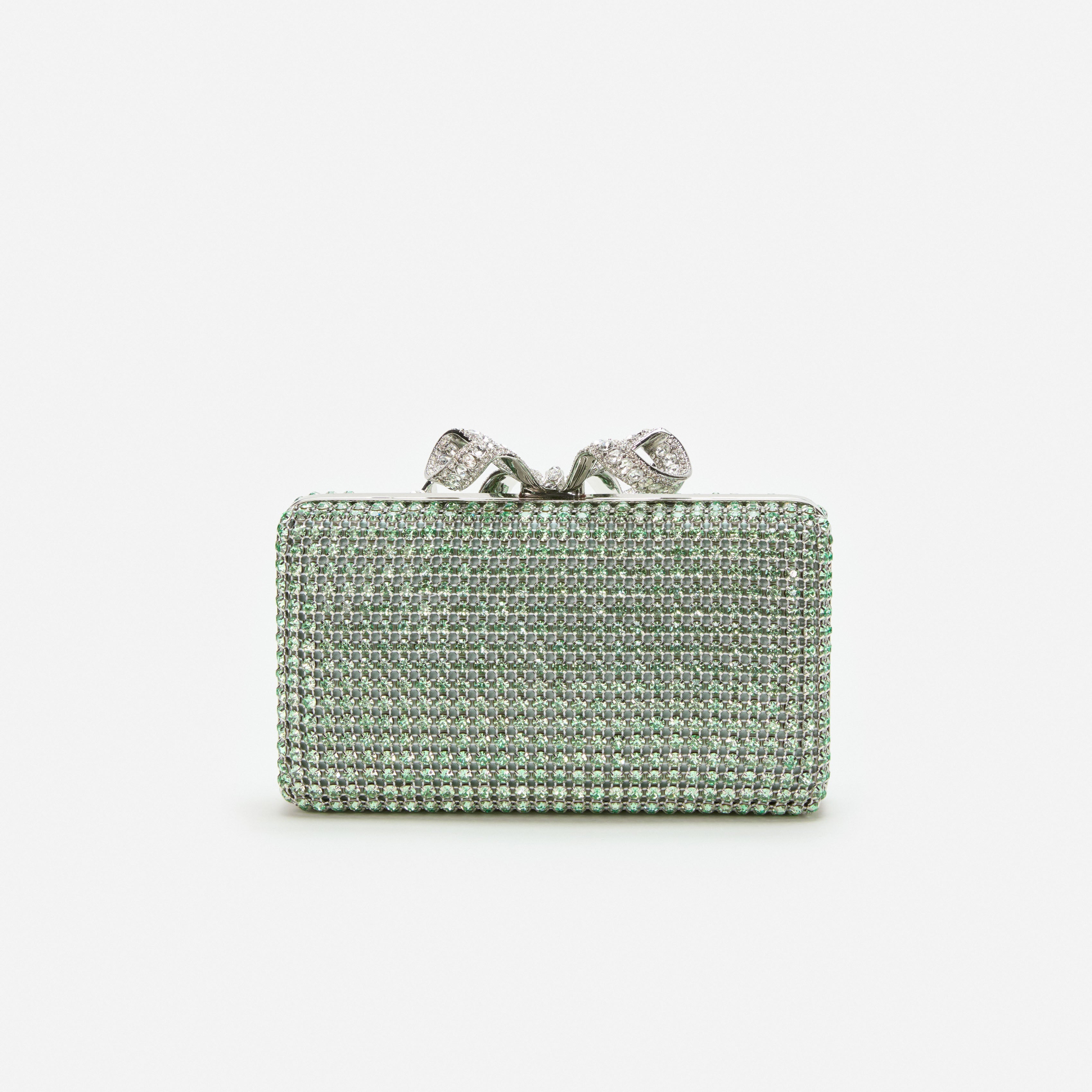 Green Chainmail Clutch Bag