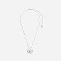 Micro Crystal Bow Necklace