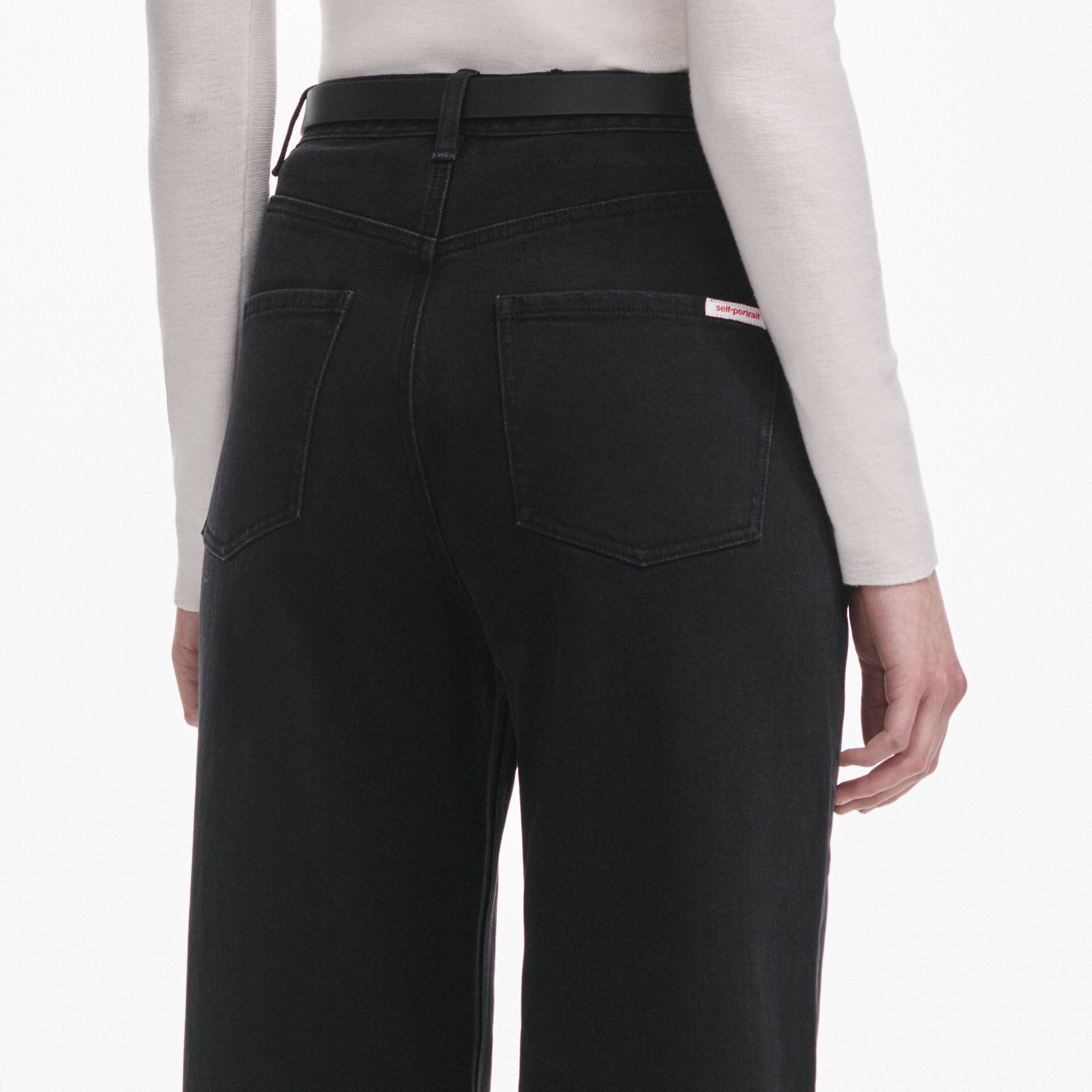 Black Straight Leg Jeans