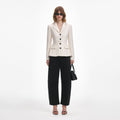 Cream Boucle Jacket