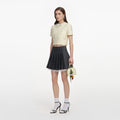 Yellow Taffeta Top