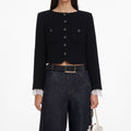 Black Button Down Jacket