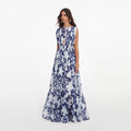 Printed Georgette Maxi Dress