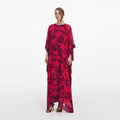 Pink Floral Kaftan