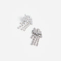 Multi Crystal Dangle Earrings