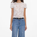 Light Blue Rhinestone Stripe Denim Jeans