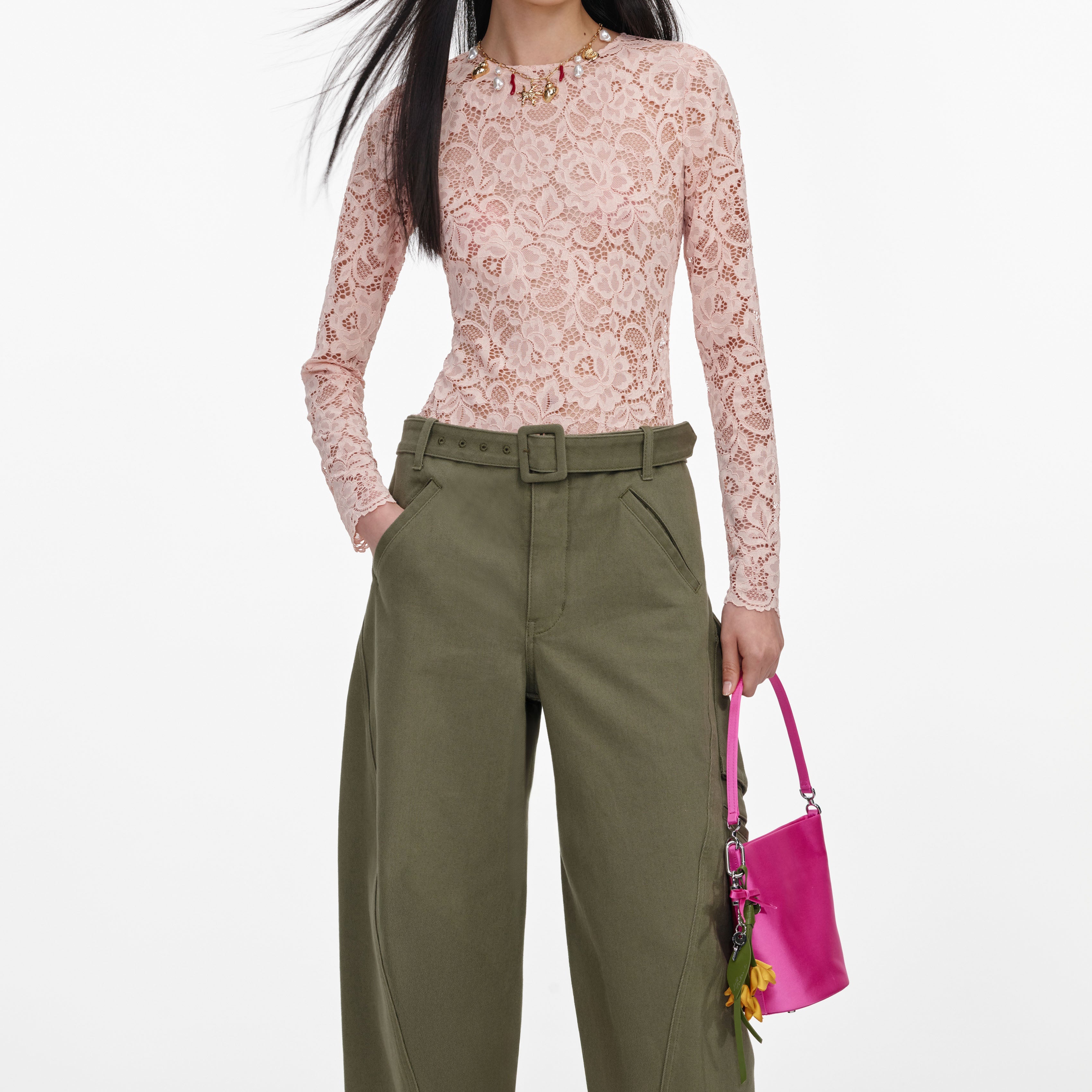 Khaki Cargo Jeans