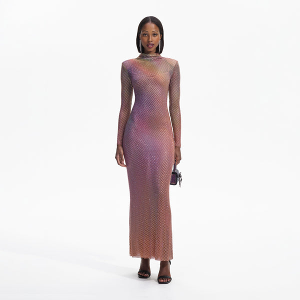 Iridescent hot sale midi dress