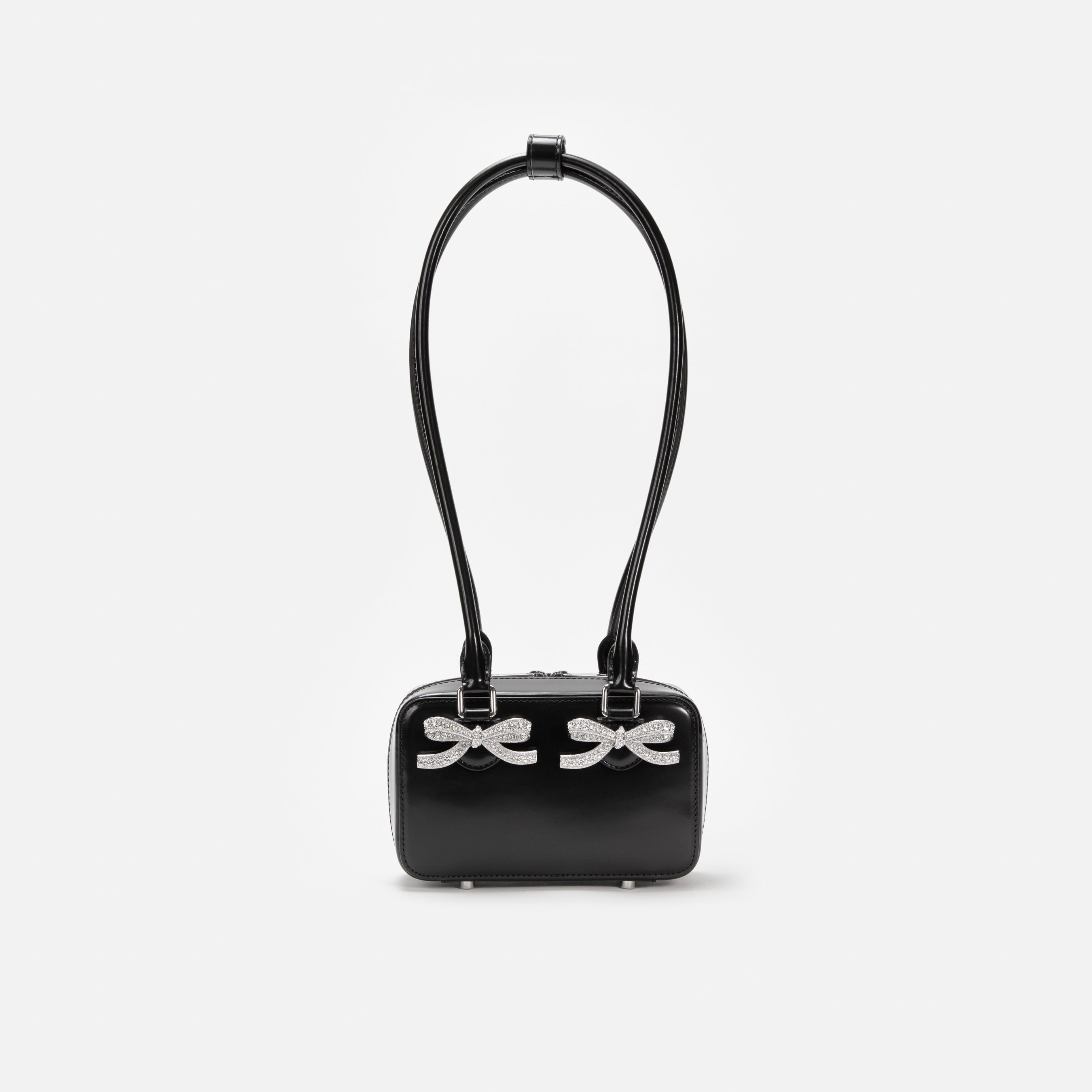 Black Leather Shoulder Bag